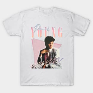 Paul Young / Retro 80s Aesthetic Fan Design T-Shirt